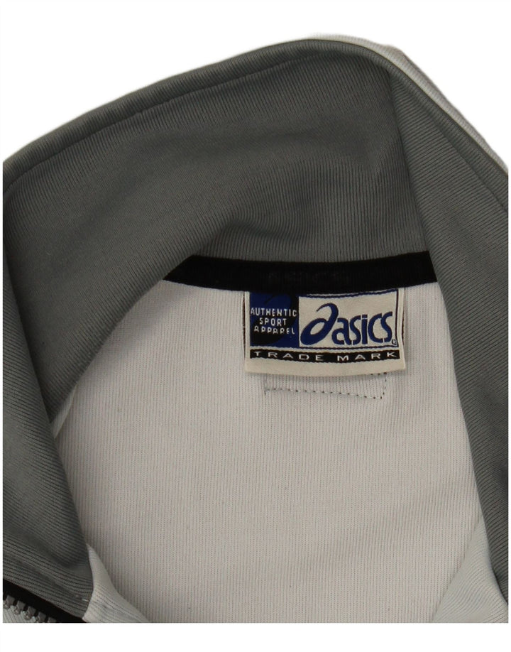 Asics Damen Trainingsanzug Top Jacke UK 14 Mittelgrau