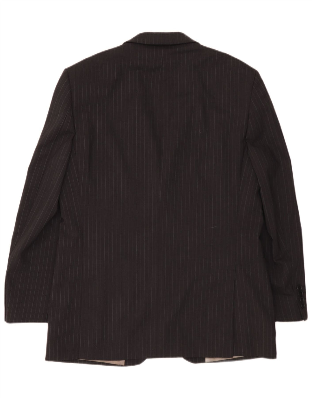 Marks & Spencer Herren-Blazer mit 2 Knöpfen, UK 40, mittelgrau, Nadelstreifen