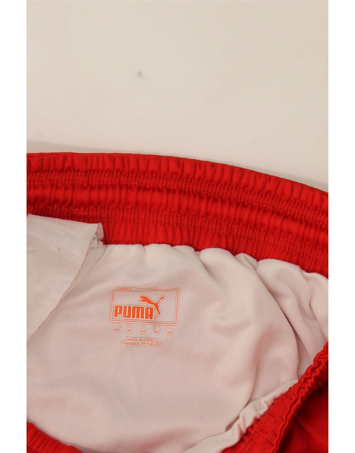PUMA Mens Graphic Sport Shorts Medium  Red Colourblock Vintage Puma and Second-Hand Puma from Messina Hembry 