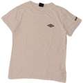 Umbro Herren T-Shirt Top aus mittelweißer Baumwolle