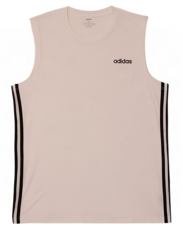 Adidas Herren Climalite Weste Top Large Weiß Polyester