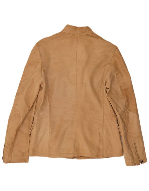 Conbipel Damen Lederjacke IT 44 Medium Beige Leder