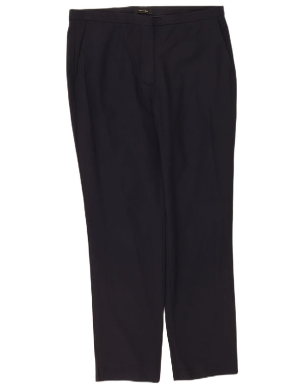 Massimo Dutti Damen Slim Fit Chinohose EU 40 Medium W30 L28 Marineblau