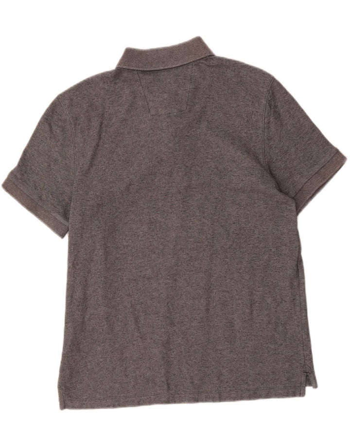 NAUTICA Mens Classic Fit Polo Shirt Medium Grey Cotton