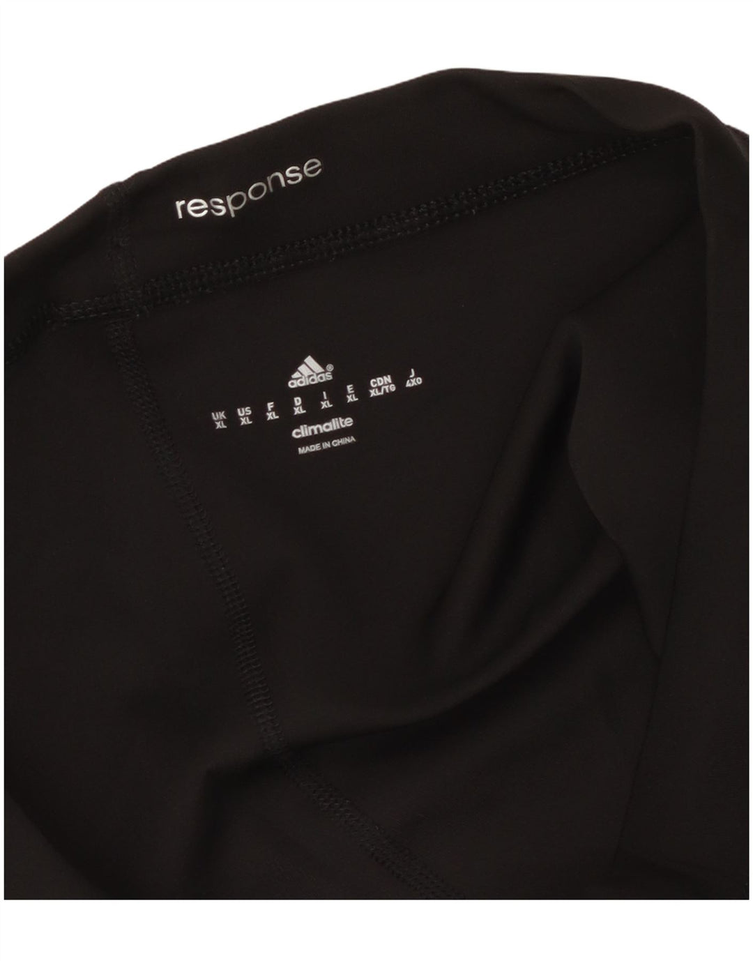 Adidas Damen Response Leggings UK 18 XL Schwarz