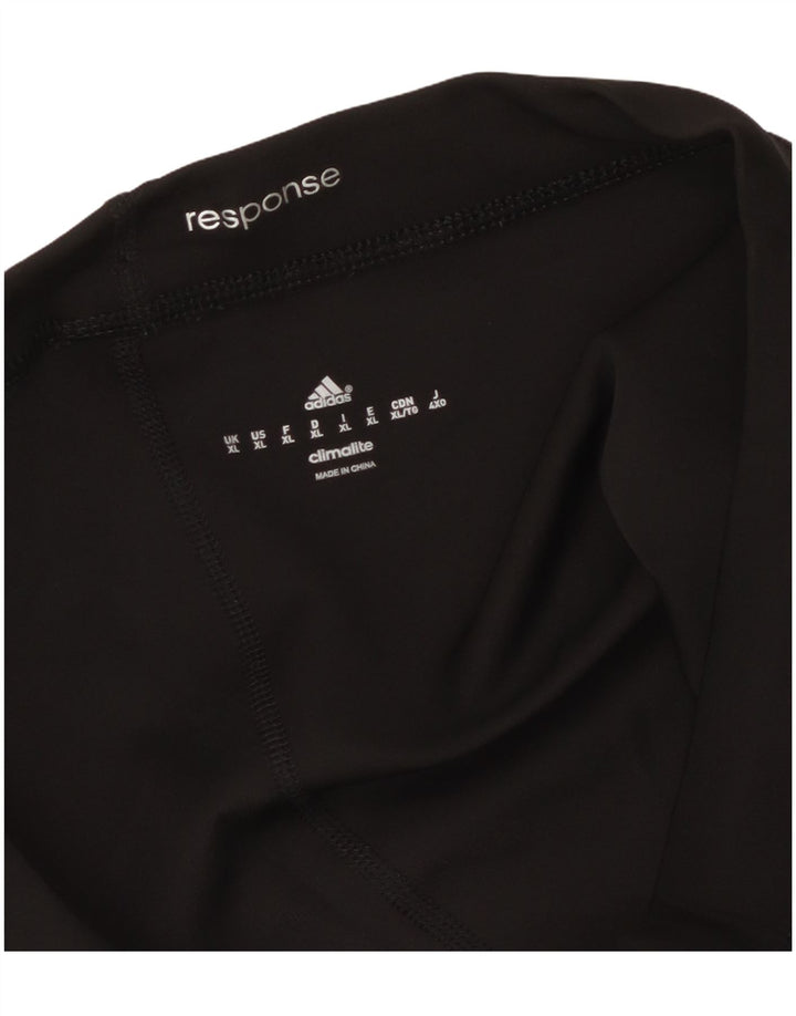 Adidas Damen Response Leggings UK 18 XL Schwarz