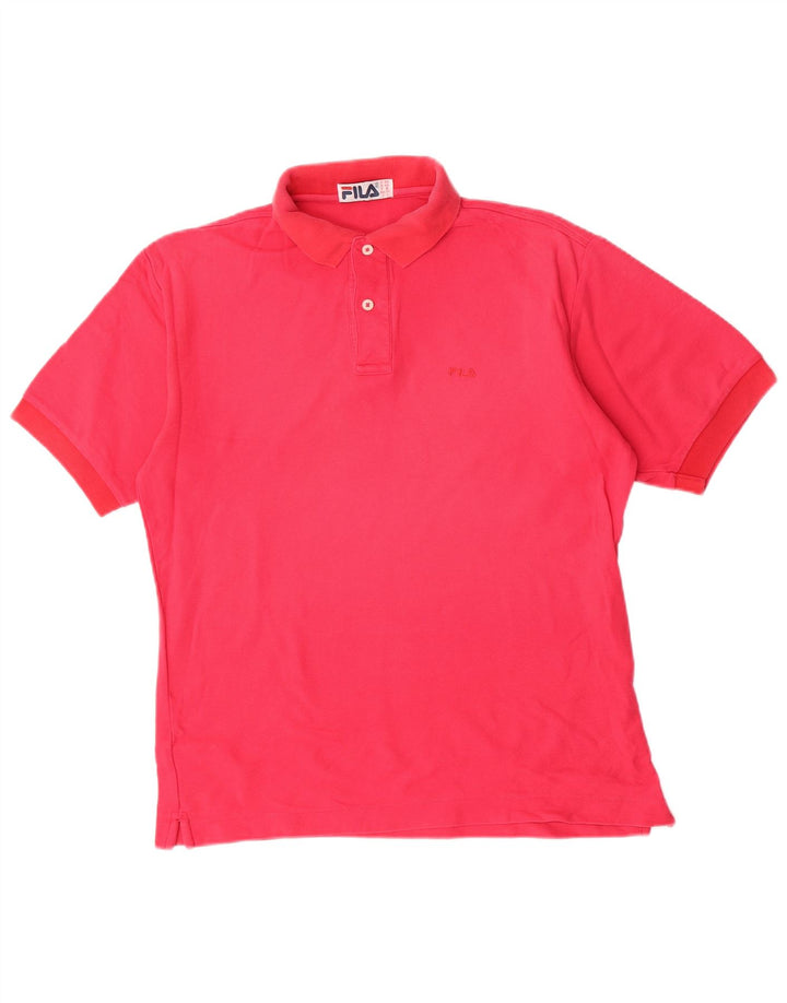 Fila Herren Poloshirt IT 48 Mittelrosa