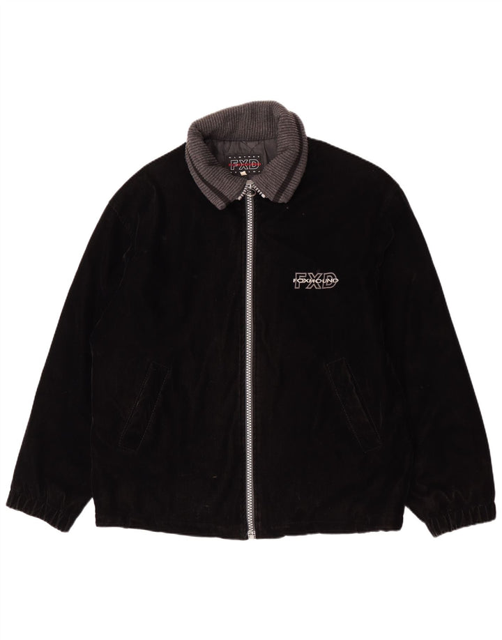 Foxhound Herren Cordjacke UK 38 Medium Schwarz