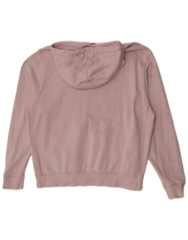 Nike Damen Kapuzenpullover UK 16 Large Rosa Baumwolle