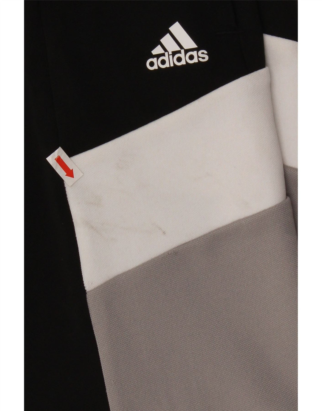 Adidas Sportshorts für Jungen, 13–14 Jahre, schwarzes Colourblock-Polyester