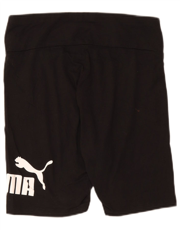 Puma Damen Graphic Sport Shorts UK 12 Medium Schwarz