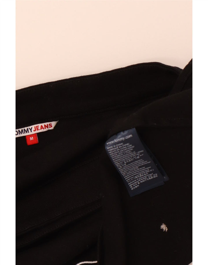 TOMMY HILFIGER Damen Mini-Wickelrock Medium W28 Schwarze Baumwolle