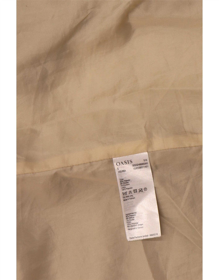 Oasis Damen Longline ärmellose Blazerjacke UK 10 Small Grau Polyester
