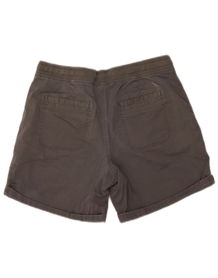 Eddie Bauer Damen Shorts US 10 Large W32 Graue Baumwolle