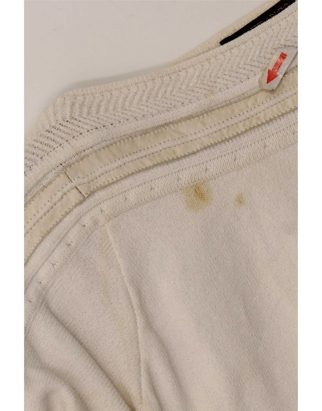 Gianfranco Ferre Damen-Pullover mit U-Boot-Ausschnitt, Gr. 10, Weiß