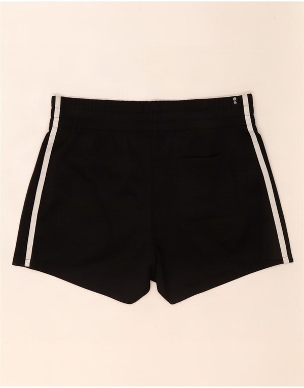 Adidas Damen Sportshorts UK 14 Medium Schwarz Polyester