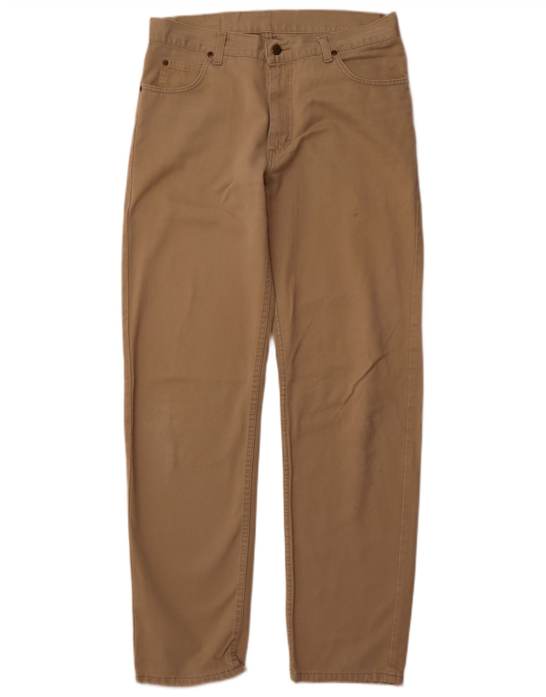 Lee Herren Tapered Freizeithose W34 L34 Beige Baumwolle