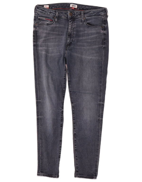 Tommy Hilfiger Damen High Rise Super Skinny Jeans W31 L26 Blaue Baumwolle