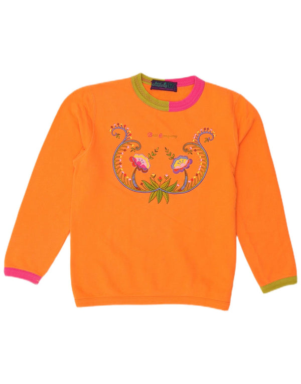 Best Company Girls By Olmes Carretti Sweatshirt Pullover 6–7 Jahre Orange