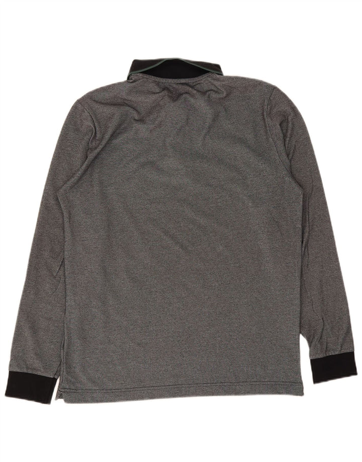 Lotto Herren Langarm-Poloshirt Mittelgrau