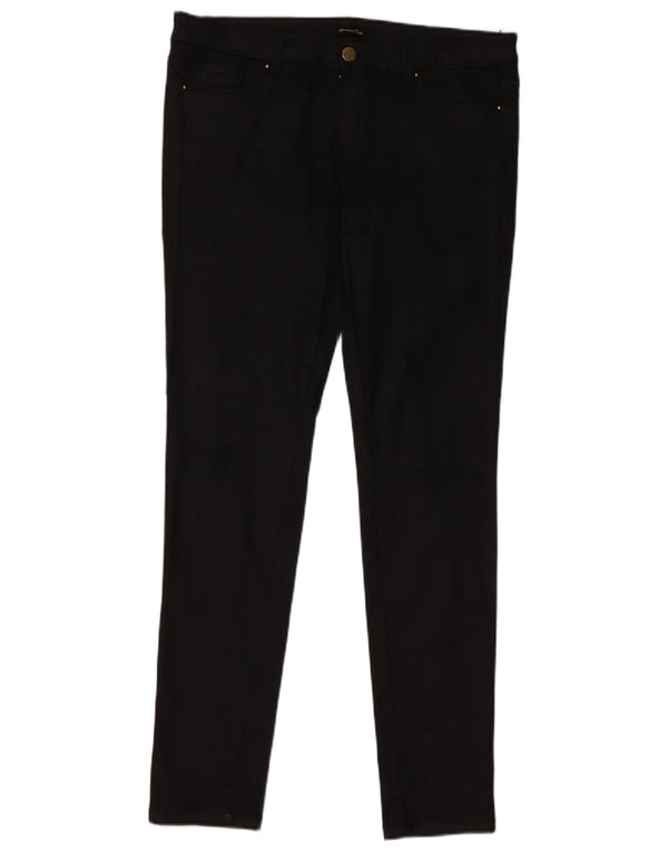 Massimo Dutti Damen Skinny Hose EU 42 Large W32 L30 Schwarz