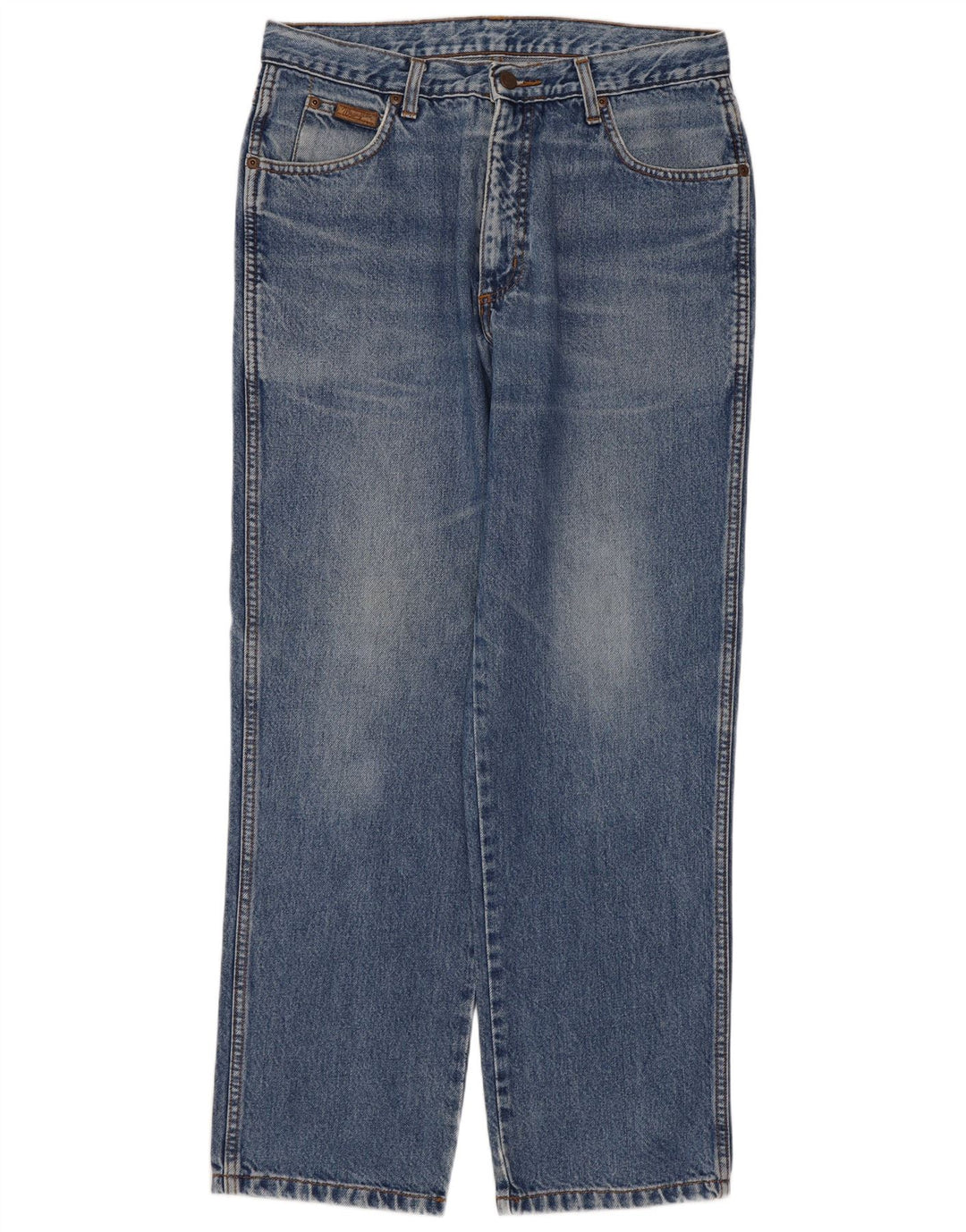 Wrangler Herren Ohio Straight Jeans W32 L30 Blaue Baumwolle