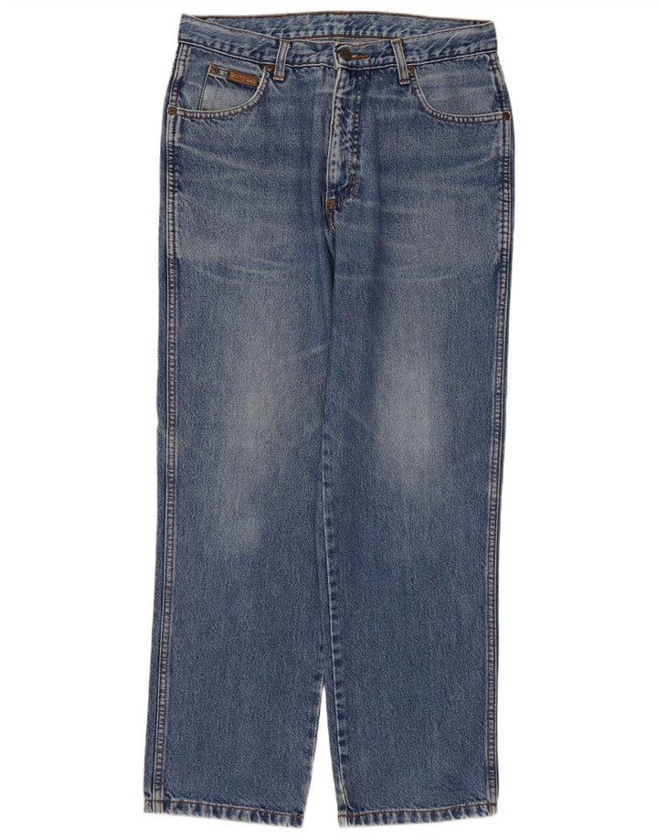 Wrangler Herren Ohio Straight Jeans W32 L30 Blaue Baumwolle