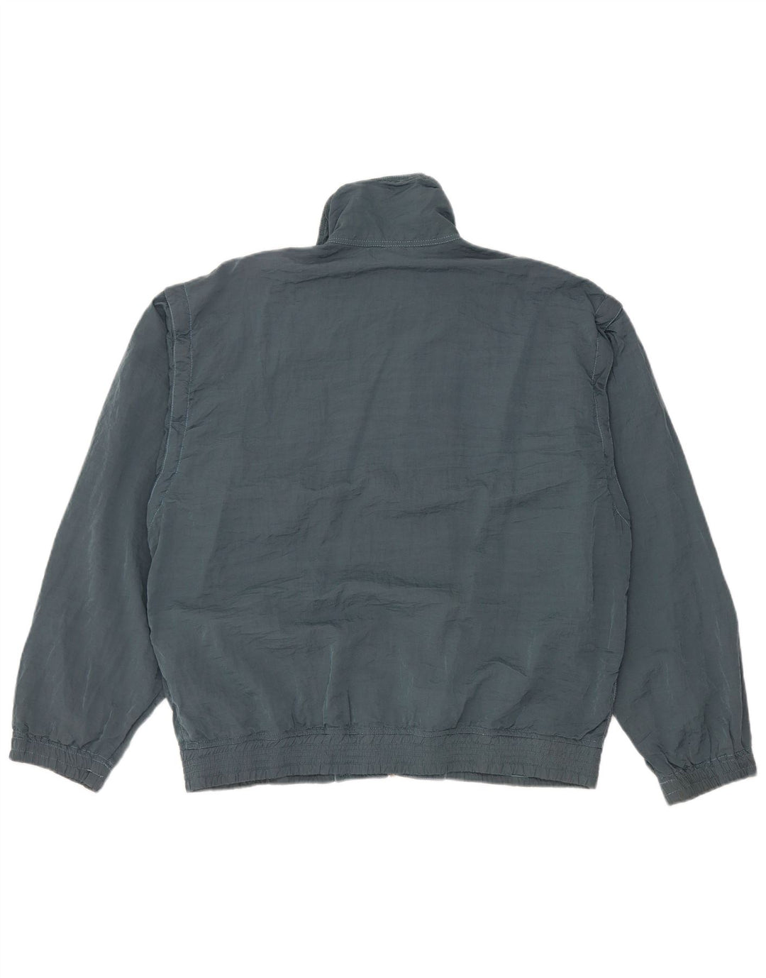 BELFE Herren-Trainingsanzugoberteil, UK-Größe 38, mittelblaues Colourblock-Polyamid