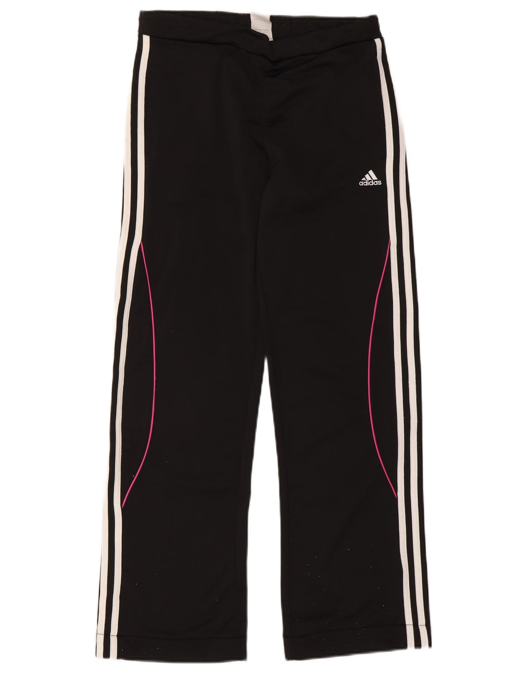 Adidas Mädchen-Trainingshose, 15–16 Jahre, schwarzes Polyester