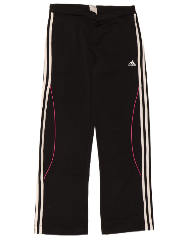 Adidas Mädchen-Trainingshose, 15–16 Jahre, schwarzes Polyester