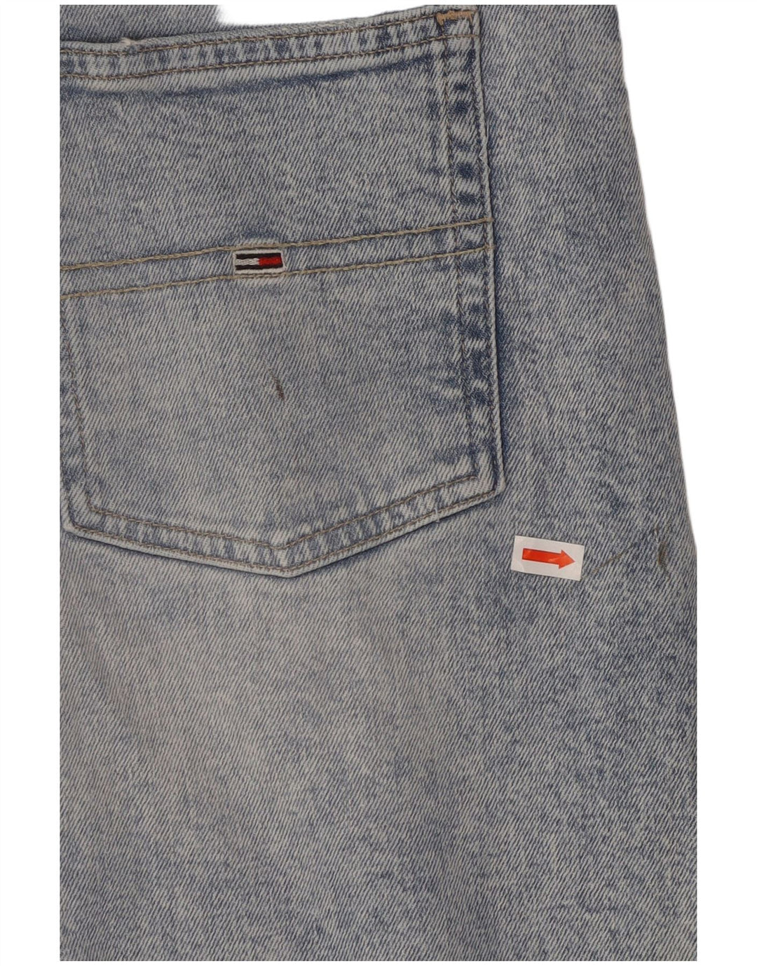 TOMMY HILFIGER Damen Straight Jeans W28 L26 Blaue Baumwolle