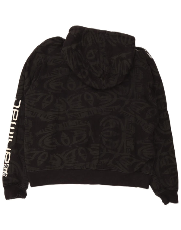 Animal Damen-Kapuzenpullover mit Grafik, UK 18, XL, schwarze Baumwolle