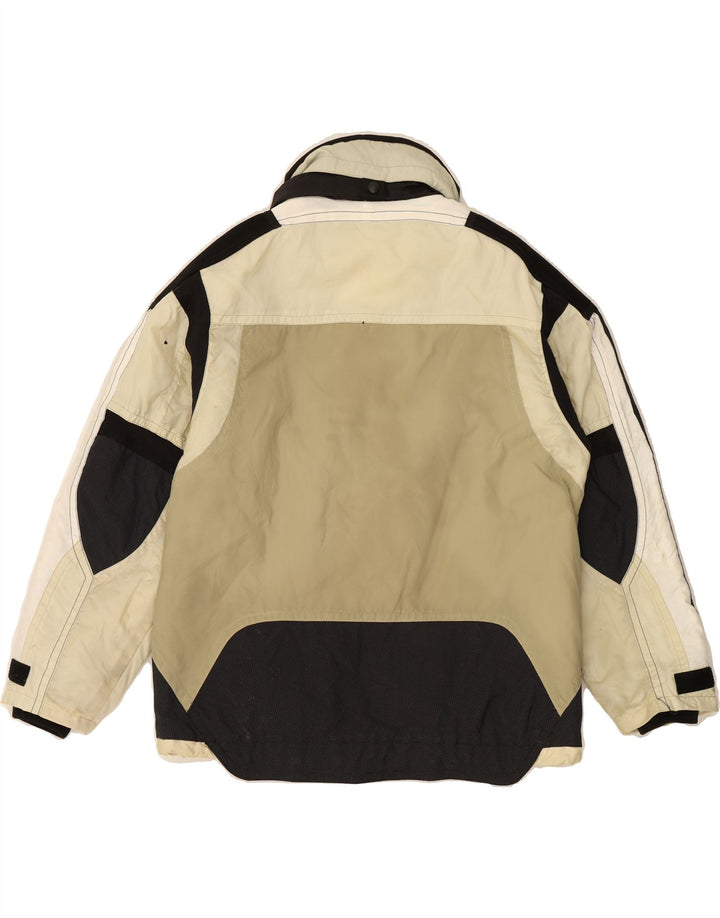 COLMAR Womens Windbreaker Jacket EU 46 2XL Beige Colourblock Polyamide Vintage Colmar and Second-Hand Colmar from Messina Hembry 