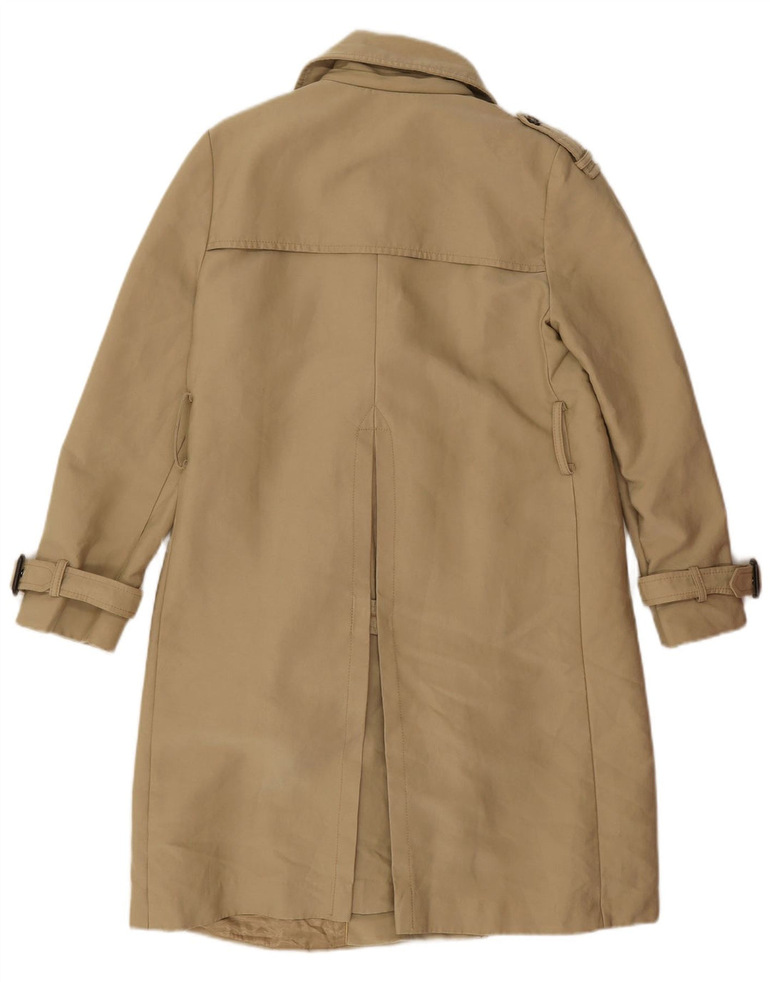Zara Damen Trenchcoat UK 14 Medium Beige Polyester