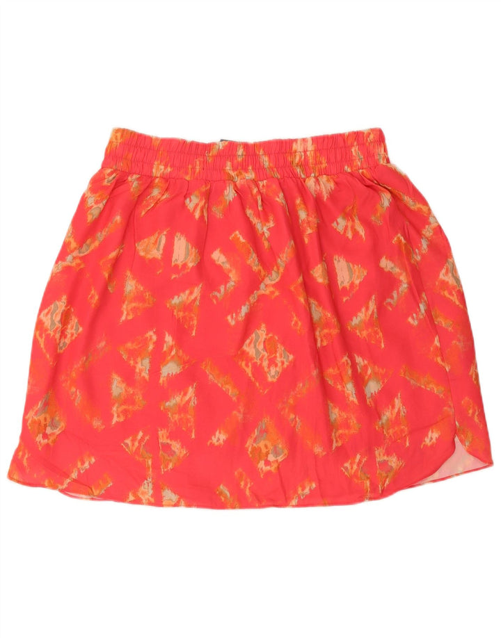 MOSSIMO Damen-Minirock, Größe L, W32, rosa, geometrisch, Polyester