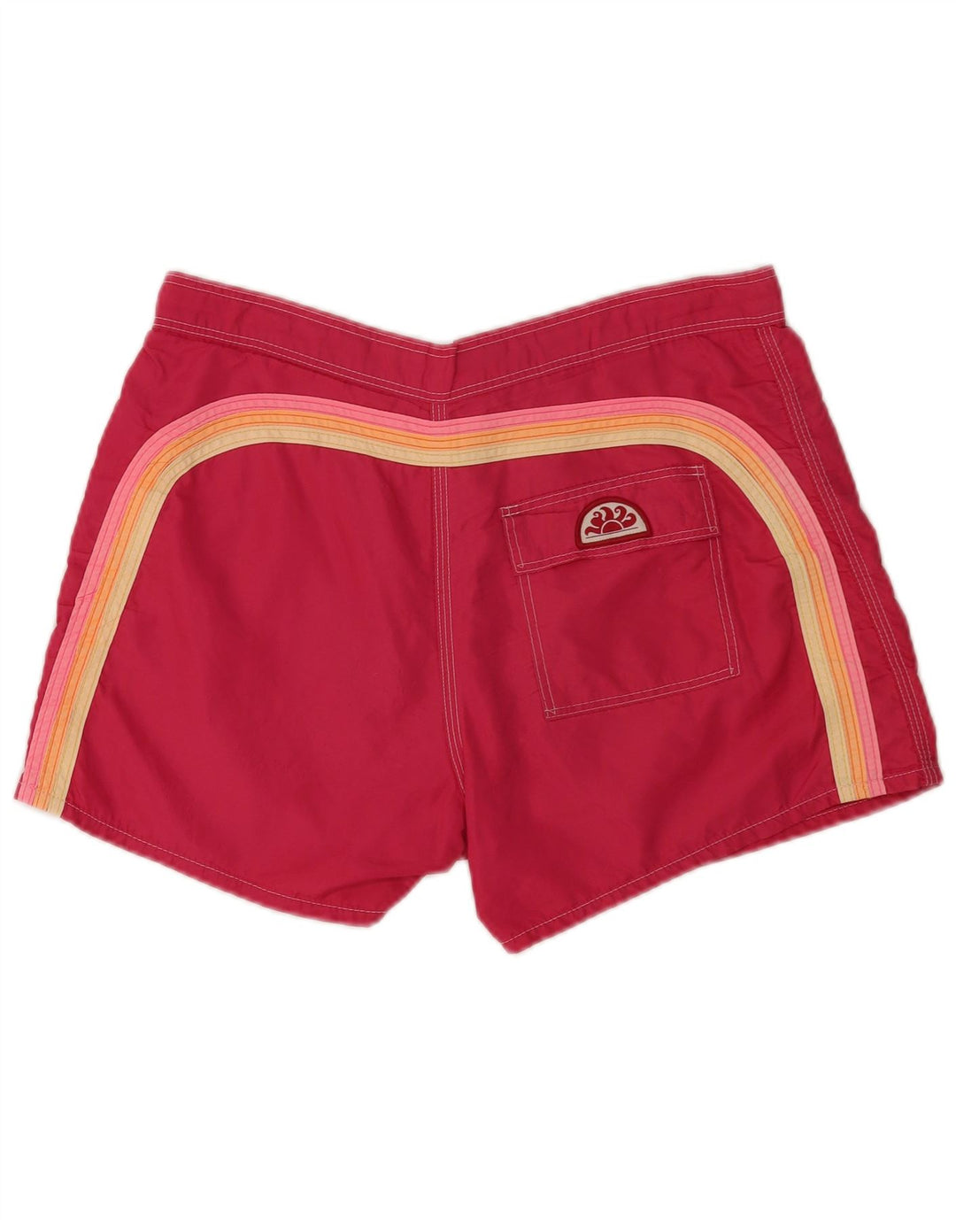 Sundek Herren-Badeshorts, groß, rosa Nylon