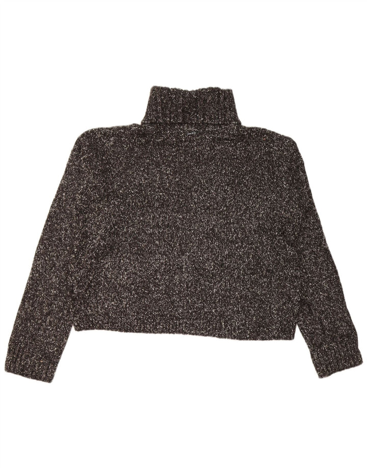 CALVIN KLEIN JEANS Rollkragenpullover für Damen, Gr. 16, Schwarz