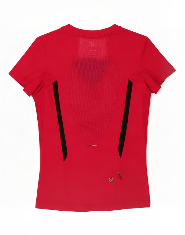 Adidas Damen Kurzarm-T-Shirt mit Grafik, UK 10, Größe S, Rosa, Sport