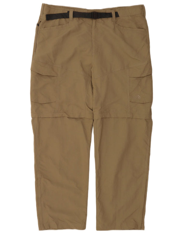 The North Face Mens Straight Cargo Trousers XL W38 L32 Brown Nylon