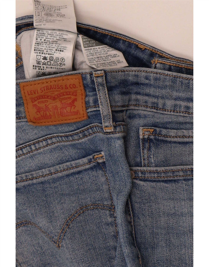 Levi's Damen 712 Slim Jeans W31 L32 Blaue Baumwolle