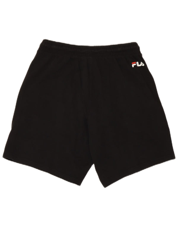 Fila Herren Graphic Sport Shorts Small Schwarz Baumwolle