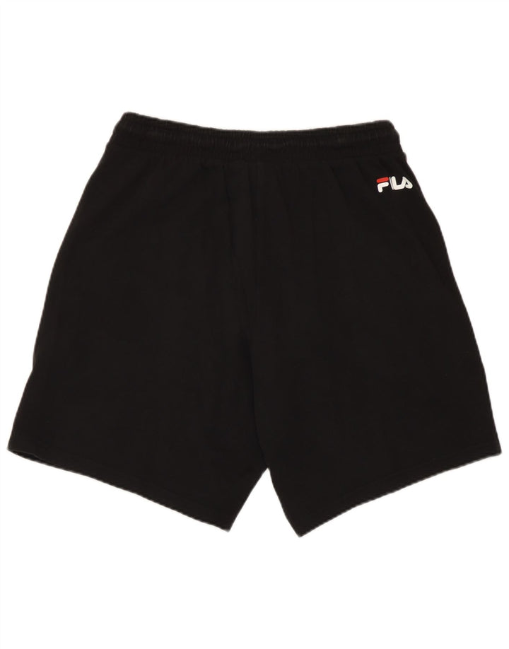 Fila Herren Graphic Sport Shorts Small Schwarz Baumwolle