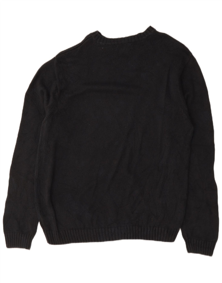 Chaps Herren-Pullover mit U-Boot-Ausschnitt, XL, marineblau, Baumwolle