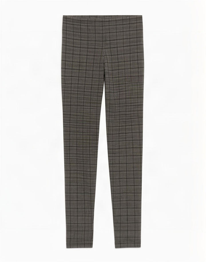 Zara Damen Leggings UK 14 Medium Schwarz Hahnentritt