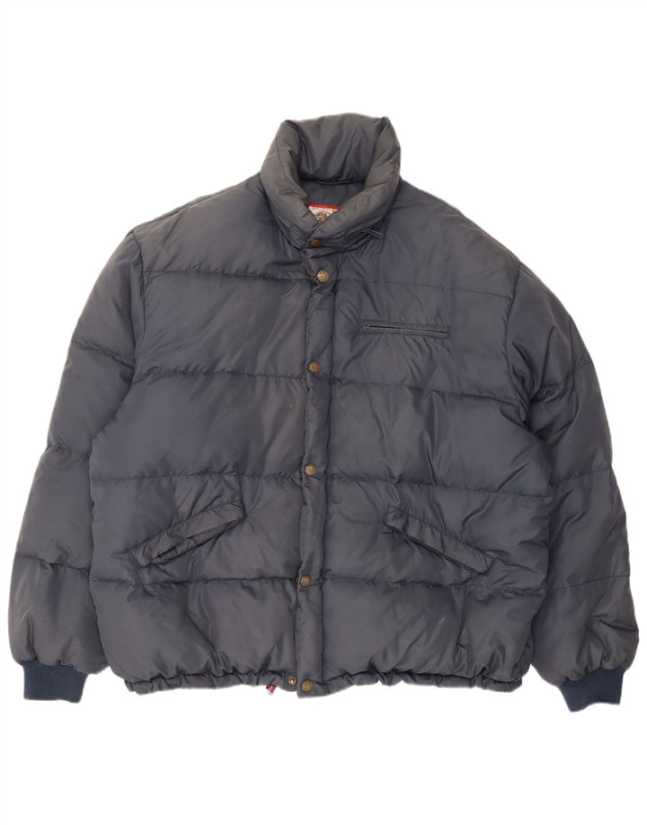 Replay Herren Wattierte Jacke UK 42 XL Marineblau