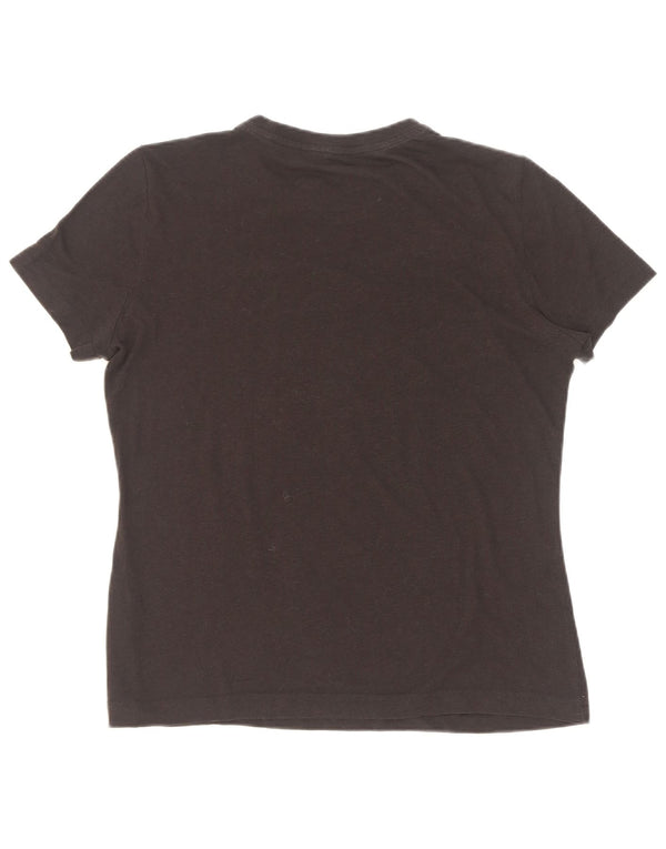 Adidas Womens Graphic T-Shirt Top UK 16/18 Large Black
