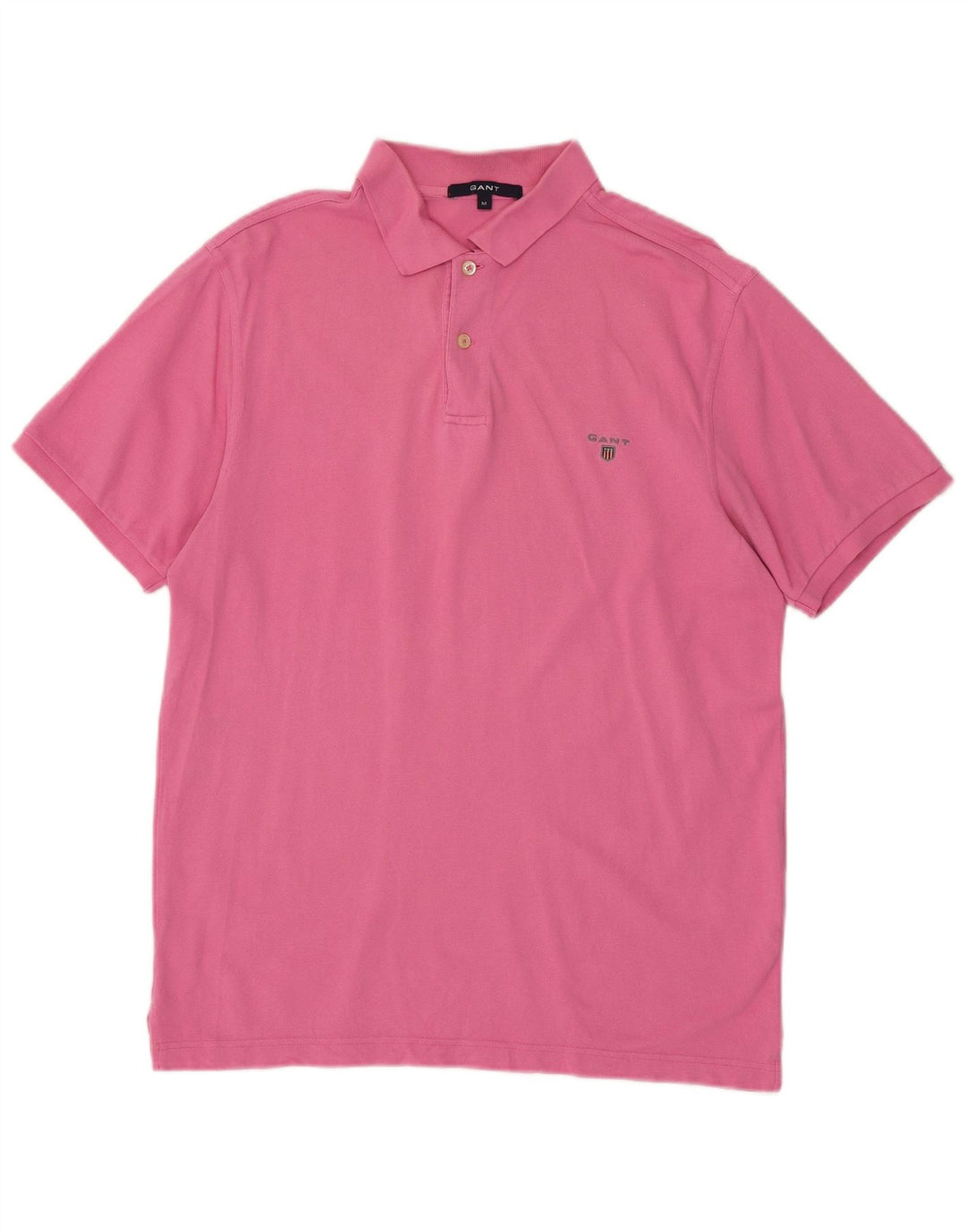 Gant Herren-Poloshirt aus mittelrosa Baumwolle