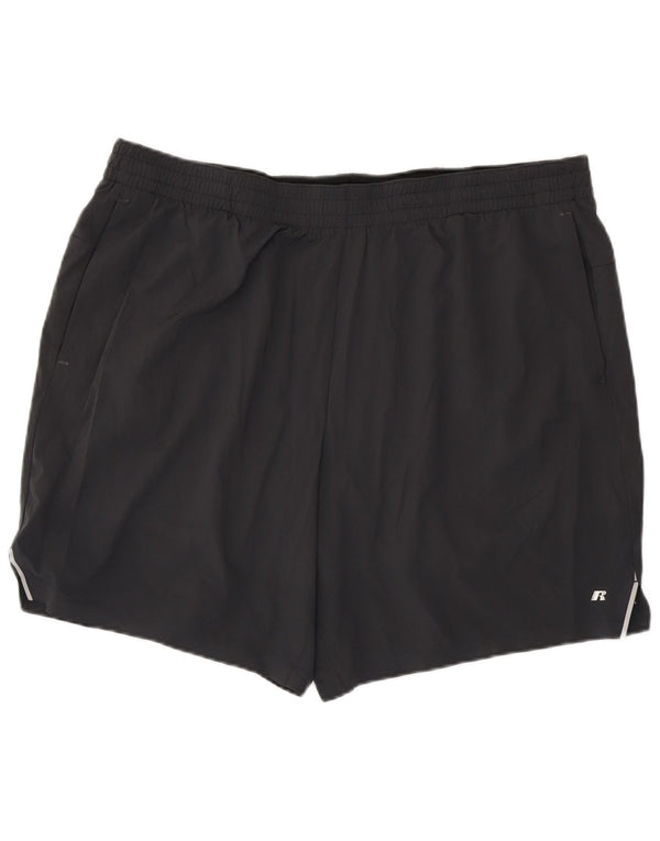 Russell Athletic Herren Dri-Power Sportshorts 2XL Grau Polyester