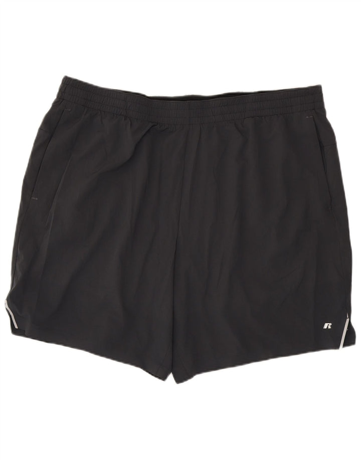 Russell Athletic Herren Dri-Power Sportshorts 2XL Grau Polyester