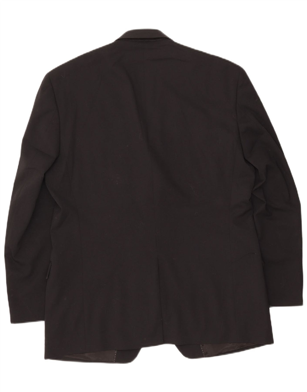 Chaps Herren-Blazer mit 2 Knöpfen, UK 42, XL, schwarze Wolle